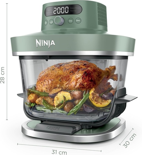 Ninja friteza Crispi PRO 5-u-1 Moss Green AS090EUGN