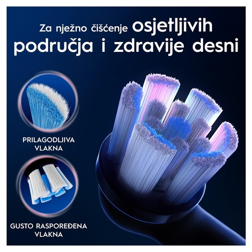 Oral-B zamjenske glave iO Gentle Care Black, 6 kom
