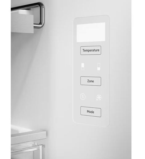 Electrolux hladnjak TNL6HC37K2, zapremnina 377 l, Multiflow ravnomjerno hlađenje, crna inox izvedba