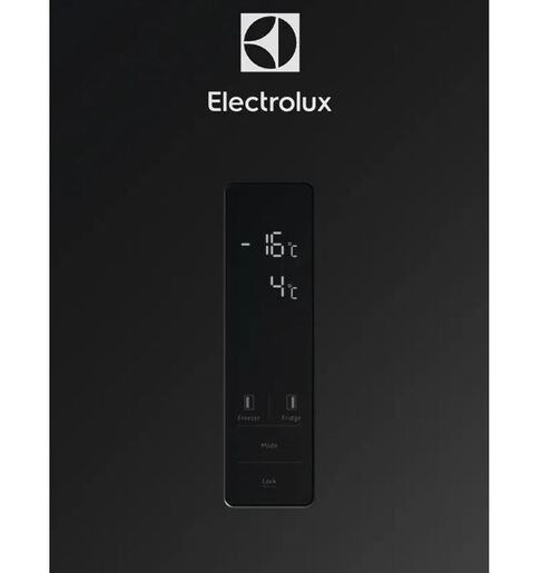 Electrolux hladnjak TNL6HD37K1, visina 200 cm, bez odmrzavanja, crna inox izvedba