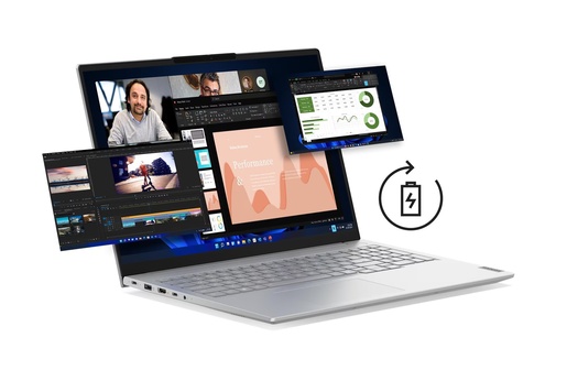 Lenovo ThinkBook 16 Gen 8, 21SK00A6SC, 16" WUXGA IPS, Intel Core Ultra 7 255H, 16GB RAM, 512GB SSD, Intel Graphics, FreeDOS, laptop