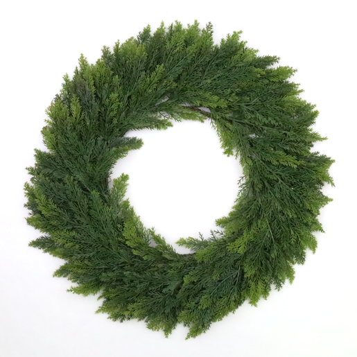 Vijenac čempresove grančice, soft touch 55cm