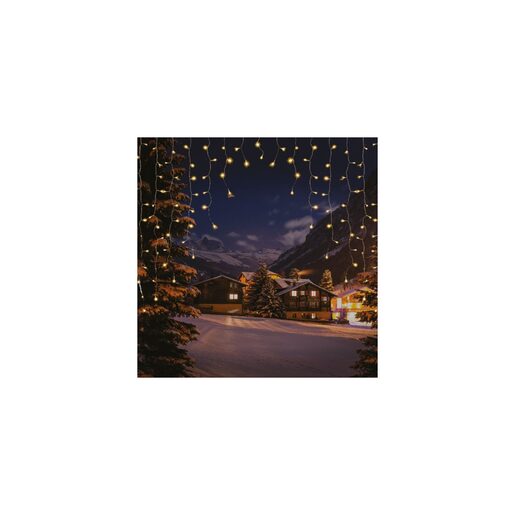 DEKORTREND Arkada LED svjetlosna zavjesa, 220 LED, toplo bijela