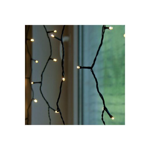 DEKORTREND KONTAKT vanjska LED svjetlosna zavjesa 1 x 2 m, 140 LED, toplo bijela