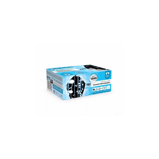 DEKORTREND Crystalline spojiva LED svjetlosna zavjesa 2 x 0,9 m, 192 LED, hladno bijela