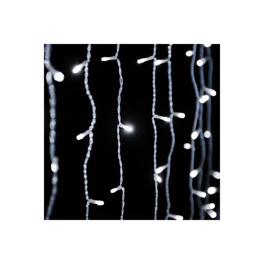 DEKORTREND Crystalline spojiva LED svjetlosna zavjesa 2 x 0,9 m, 192 LED, hladno bijela