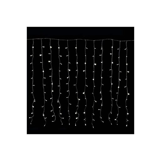 DEKORTREND Crystalline spojiva LED svjetlosna zavjesa 2 x 0,9 m, 192 LED, hladno bijela