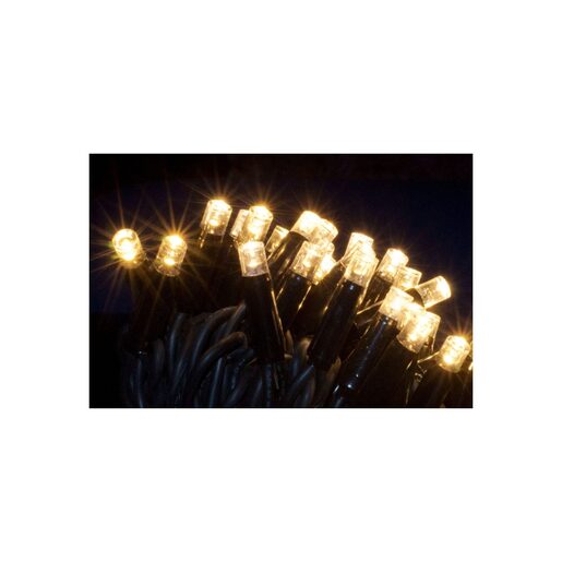 DEKORTREND KONTAKT vanjske LED lampice 10 m, 100 LED, toplo bijele
