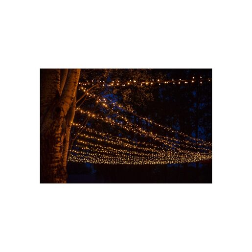DEKORTREND KONTAKT vanjske LED lampice 10 m, 100 LED, toplo bijele