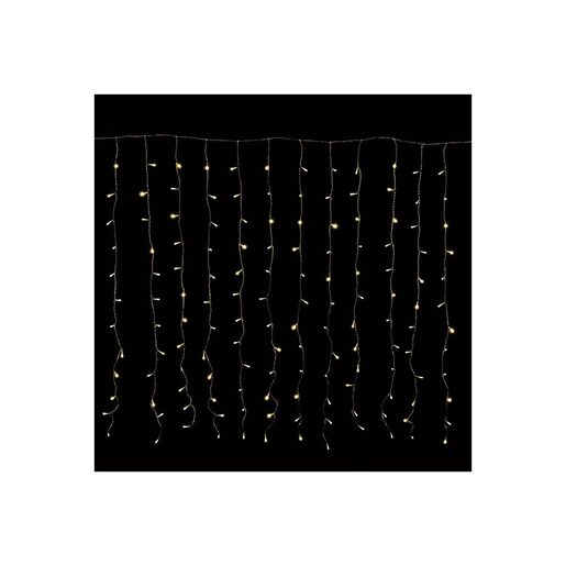 DEKORTREND Crystalline spojiva LED svjetlosna zavjesa 0,9 x 2 m, 192 LED, toplo bijela