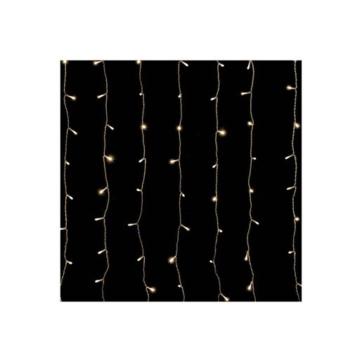 DEKORTREND Crystalline spojiva LED svjetlosna zavjesa 0,9 x 2 m, 192 LED, toplo bijela