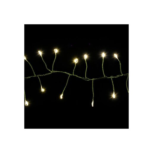 DEKORTREND girlanda s vilinskim svjetlima, 700 LED, toplo bijela, zeleni kabel