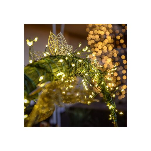 DEKORTREND girlanda s vilinskim svjetlima, 700 LED, toplo bijela, zeleni kabel