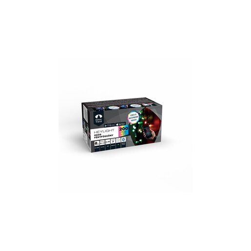 DEKORTREND Heylight pametna LED svjetlosna zavjesa 0,9 x 2 m, 200 RGB LED, Bluetooth