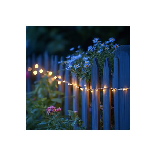 DEKORTREND solarne LED lampice za suncobran, 70 LED, toplo bijele