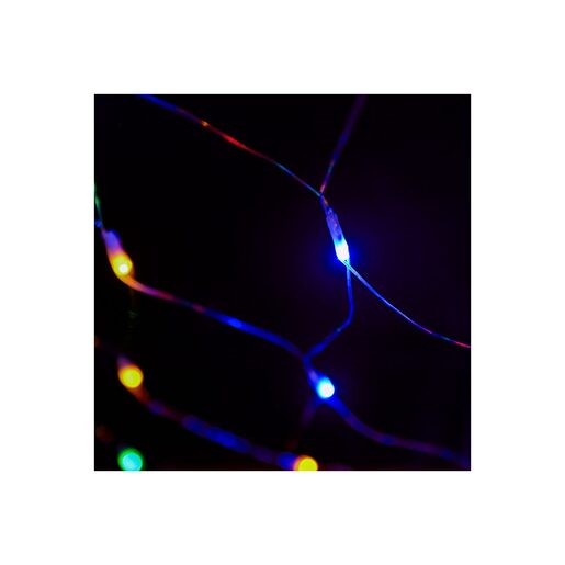 DEKORTREND spojiva LED svjetleća mreža 2 x 1 m, 96 LED, šarena