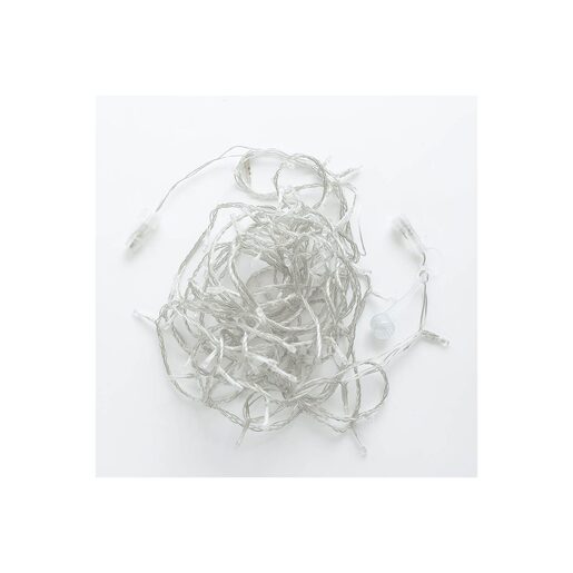 DEKORTREND Crystalline spojive LED lampice 8 m, 100 LED, toplo bijele, prozirni kabel