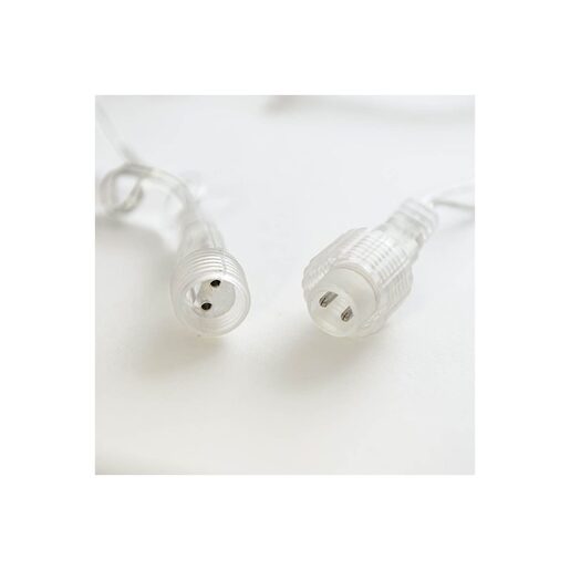 DEKORTREND Crystalline spojive LED lampice 8 m, 100 LED, toplo bijele, prozirni kabel