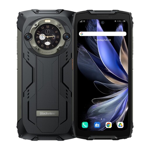 Blackview BV9300 PRO 12GB/256GB crni, pametni sat