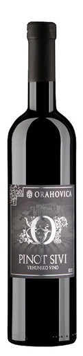 Vinarija Orahovica Pinot sivi vrhunski u tuljak pakiranju 0,75l