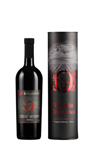 Vinarija Orahovica Cabernet Sauvignon vrhunski u tuljak pakiranju 0,75
