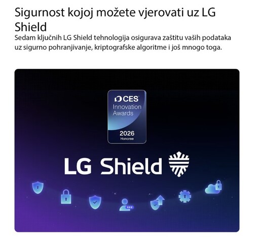 LG 77" OLED evo AI C6 OLED77C61LA, 4K UHD, webOS Smart TV, 120Hz (VRR do 165Hz)