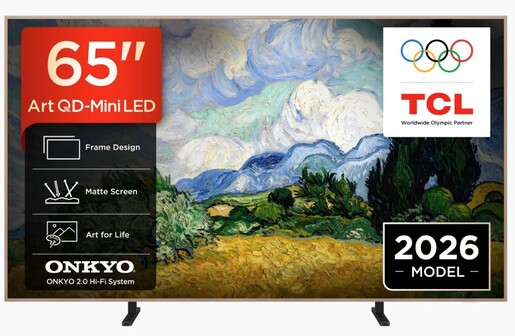TCL 65" QD-Mini LED TV 65A400 Pro, NXTVISION, 4K, Google TV, 144Hz, ONKYO 2.0