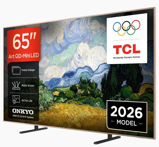 TCL 65" QD-Mini LED TV 65A400 Pro, NXTVISION, 4K, Google TV, 144Hz, ONKYO 2.0