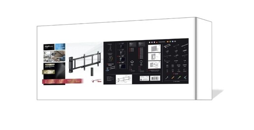 Jolly Line, MWM-3280, motorizirani zidni nosač TV 32"-80", 30 kg, rotacija 170°
