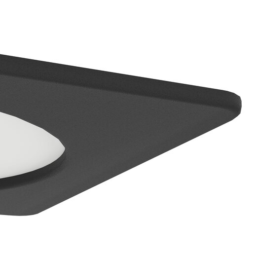 EGLO ugradbena/1, LED-CCT, 6,3 W, 119x119, crna 'FUEVA 6'