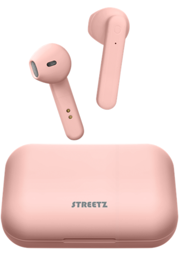 STREETZ slušalice TWS-106, mikrofon, Bluetooth, TWS, roze RT
