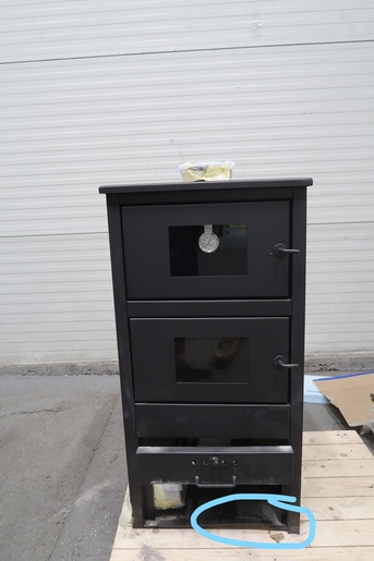 Terma kamin  Sparta 10-12 kW s pećnicom RO