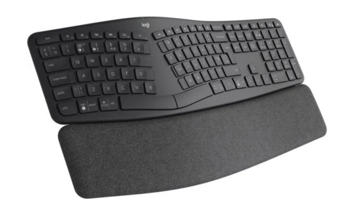 Logitech Ergo K860, 920-010108, ergonomska bežična tipkovnica, crna RT