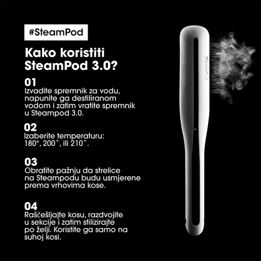 L'Oréal Professionnel STEAMPOD 3.0 uređaj za ravnanje kose za kućnu upotrebu RT