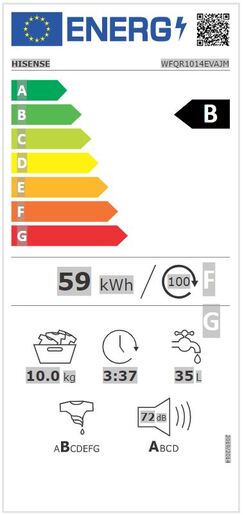 Hisense perilica rublja WFQR1014EVAJM RA