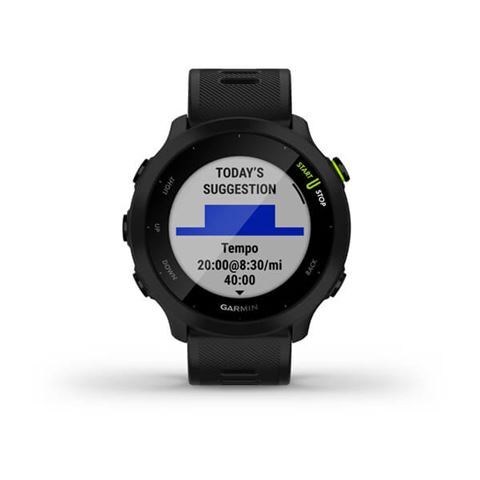 Garmin Forerunner 55 Black, 010-02562-10, 42mm, pametni sat za trčanje RA