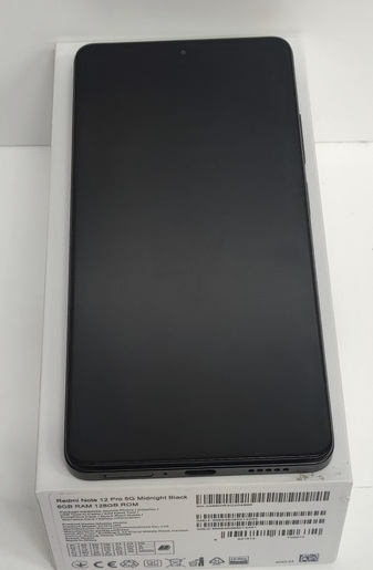 Xiaomi Redmi Note 12 Pro 5G 6GB/128GB crni, mobitel RA