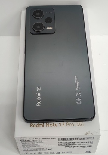 Xiaomi Redmi Note 12 Pro 5G 6GB/128GB crni, mobitel RA
