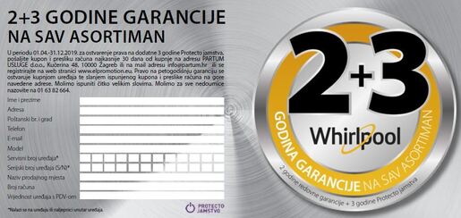 Whirlpool zamrzivač WHE 3133 RA