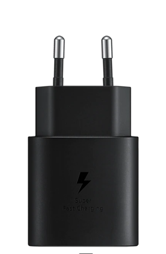 Punjač Samsung TA800 25W Fast Charge USB-C crni bez kabela EP-TA800NBEGEU RA