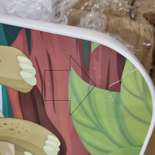 Dječji krevet ACMA s motivom, bočna plava + ladica 160x80 02 Animals RO