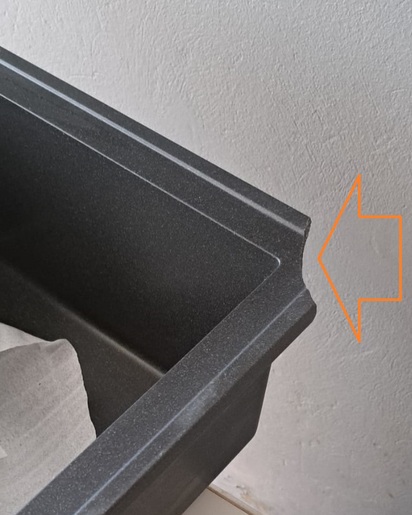 SINK SOLUTION set sudopera i slavine PORTO, crni RO