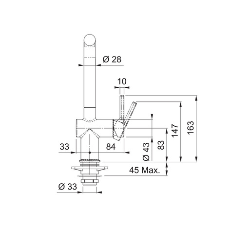 Franke Active Plus L RA