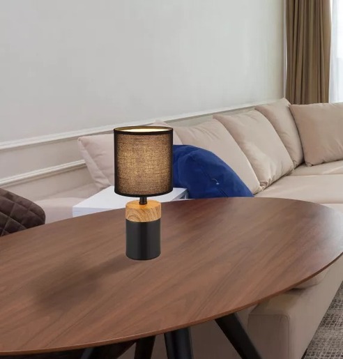 Stolna svjetiljka IGA, E14, IP20, crna RA