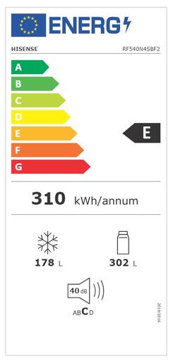 Hisense hladnjak RF540N4SBF2 RO
