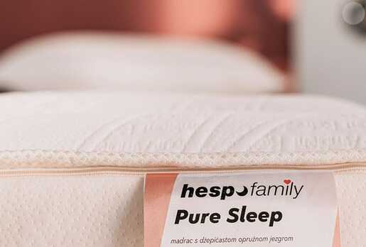 HESPO madrac PURE SLEEP 200x180 cm RA