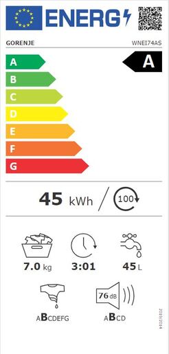 Gorenje perilica rublja WNEI74AS RA
