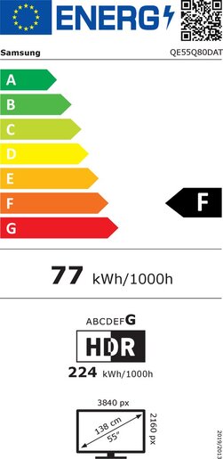 SAMSUNG QLED TV QE55Q80DATXXH RA
