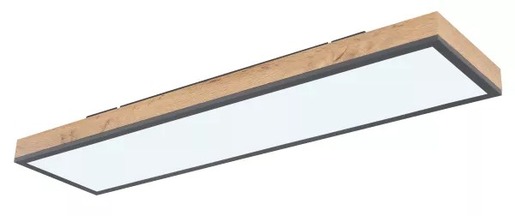 Stropna svjetiljka DORO (80x20 cm), LED, IP20, smeđa RA