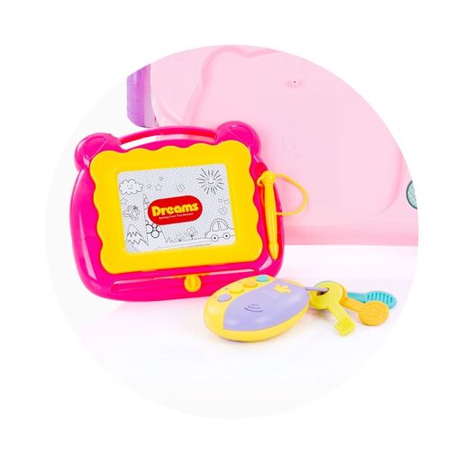 Chipolino Igračka hodalica/guralica Funny - pink RA